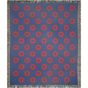 Phish Donut Woven Throw Blanket | Decorative Musician Throw | Cozy Home Decor Gift | Bedroom Decor | Phish Fan Merch