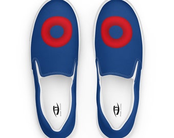 Phish Donut Women's Canvas Slip-On Shoes | Music Fan Gift