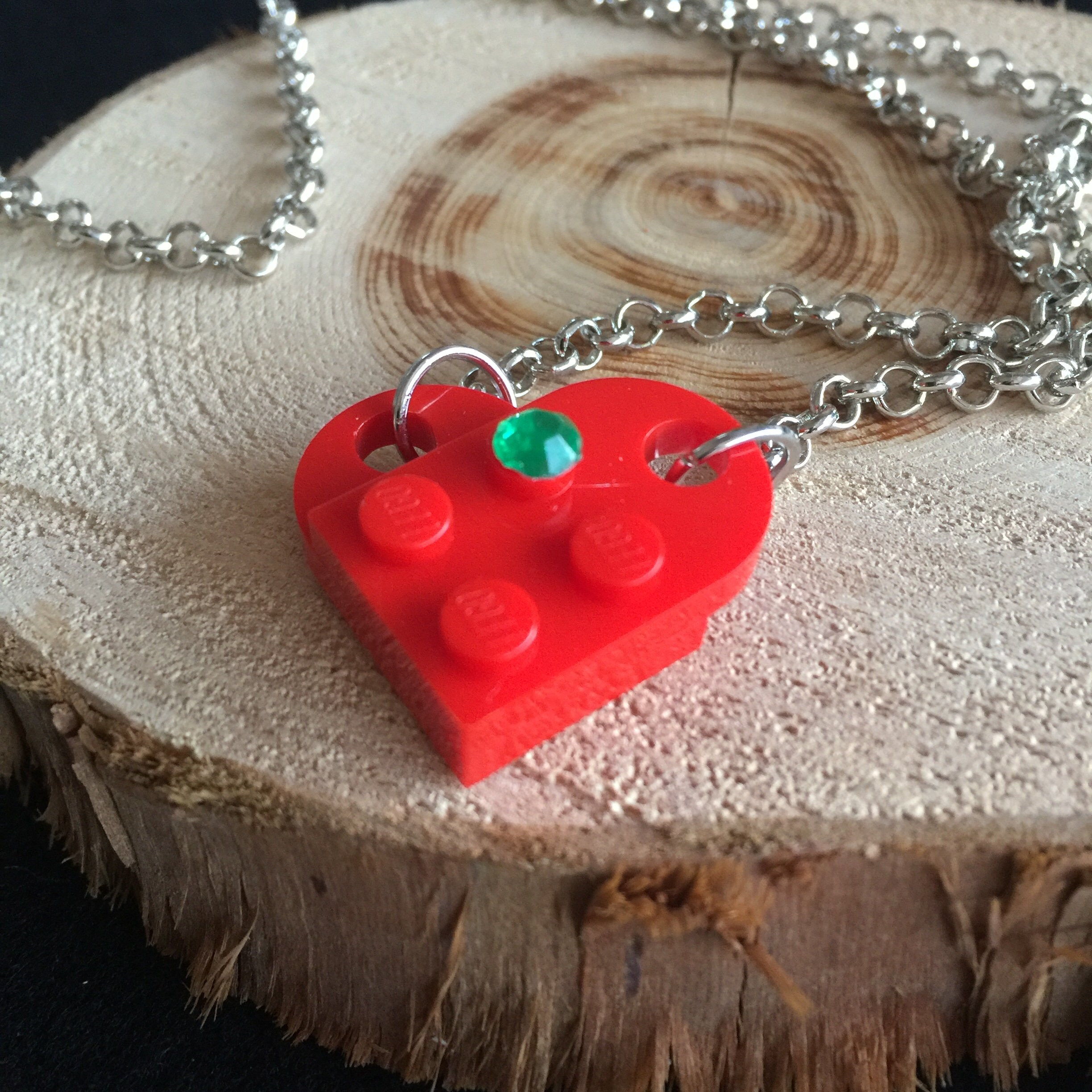 Lego necklaces that make a heart deals