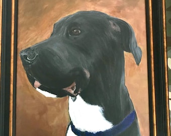 Painted Pet Portrait - FREE SHIPPING!