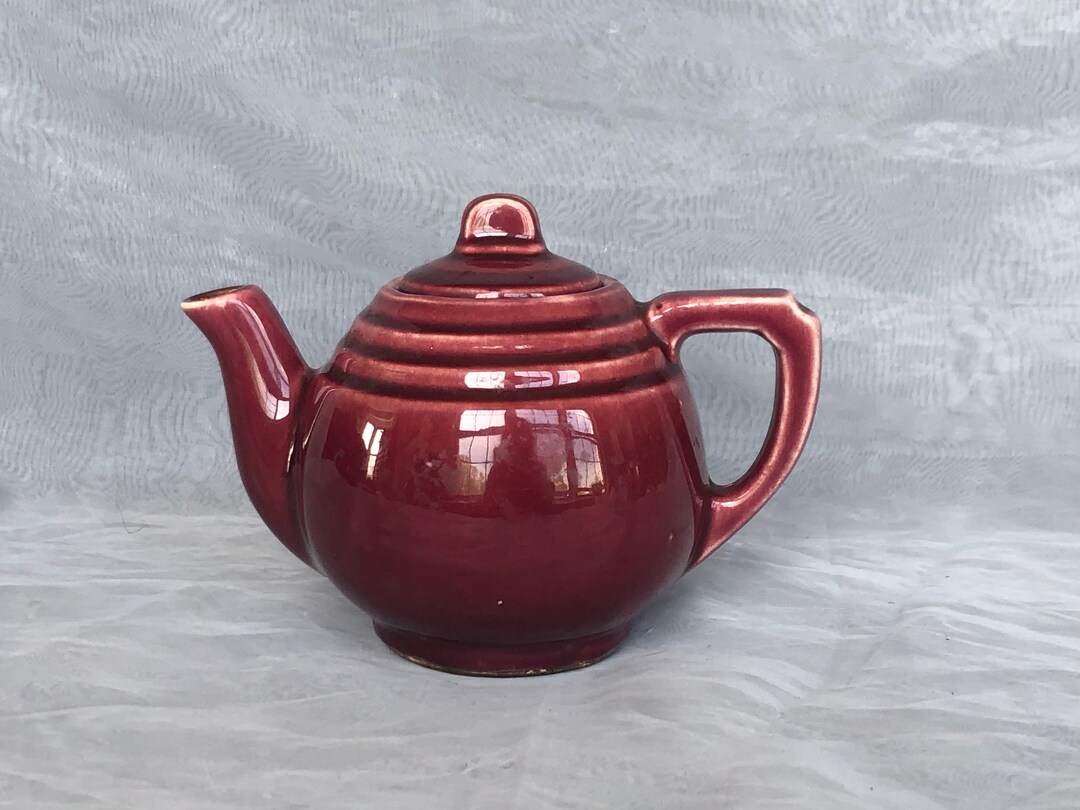 Vintage USA Pottery Teapot for Farmhouse Country Cottage Etsy