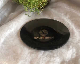 Vintage Eastern Airlines Glass Tray Travel Memorabilia