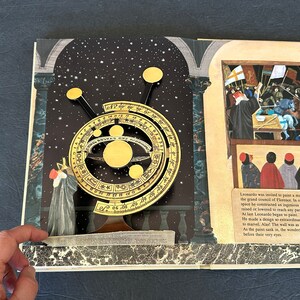 Leonardo Da Vinci Vintage Children's Pop Up Book image 7