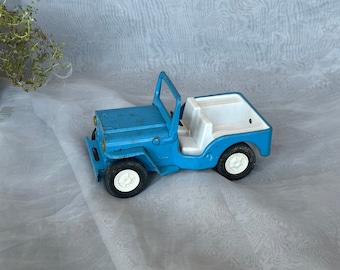 Vintage Tonka Jeep Truck Old Toy for Home Decor Accent