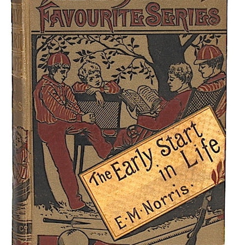 Rare Antique Book Decor, 19th Century Boy's on sale Adventure Book set in Australia, The Early Start in Life E.M. Norris, J. Lawson Illustrations