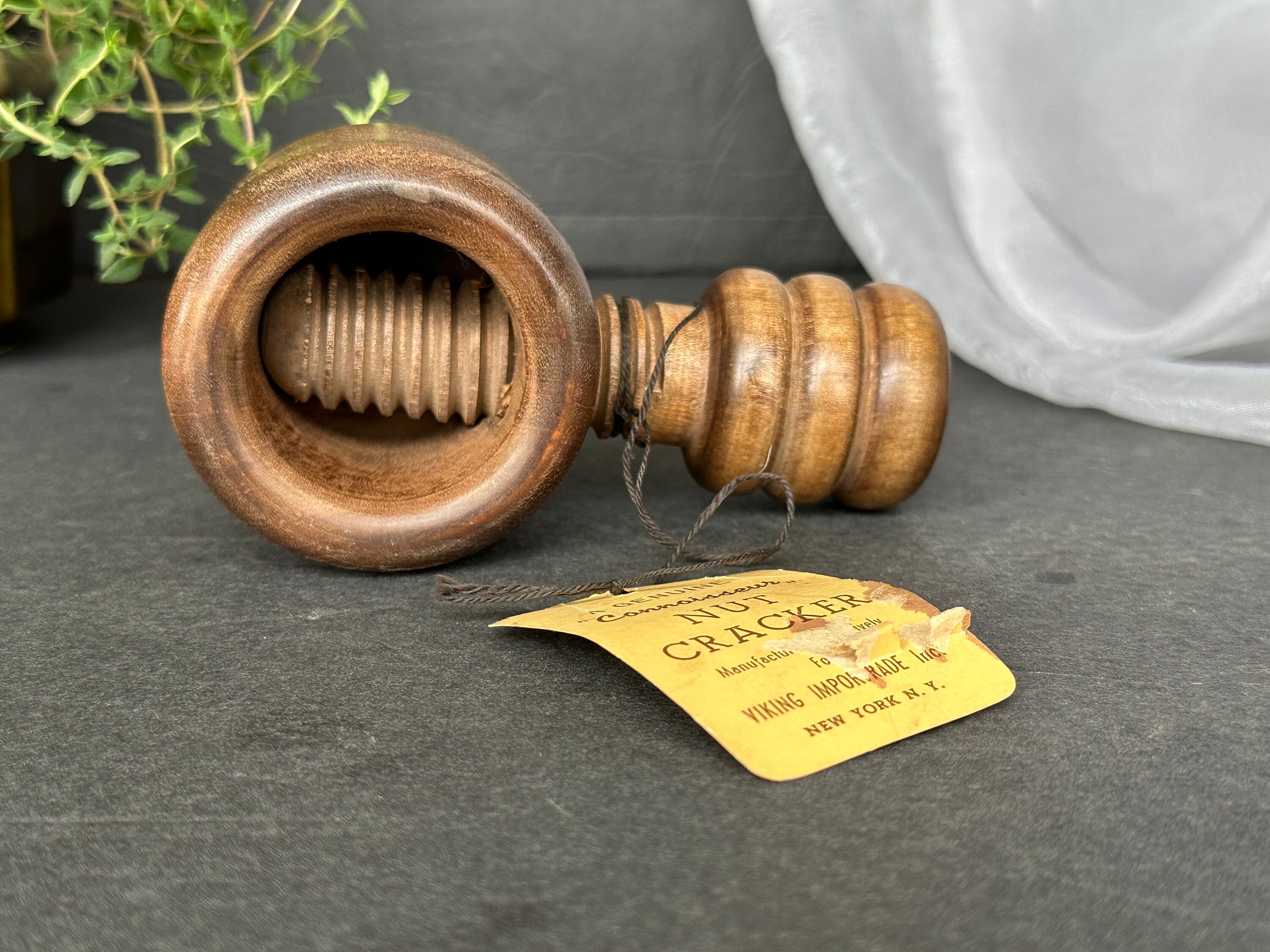 Vintage Wooden Screw Nutcracker Mid Century Modern Home Etsy