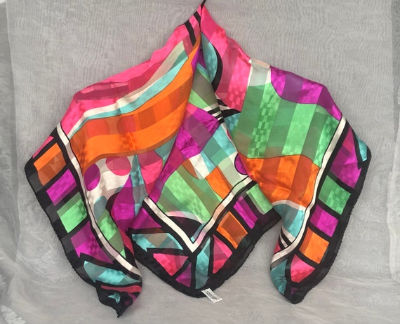 Vintage Silk Scarf from Nordstrom Department Stor… - image 1