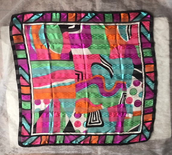 Vintage Silk Scarf from Nordstrom Department Stor… - image 3