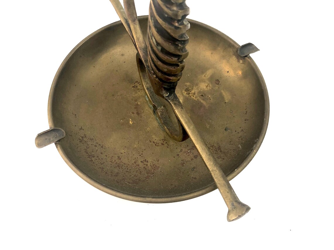 Vintage Brass Sword Handle Ashtray Listing is for One Man Etsy