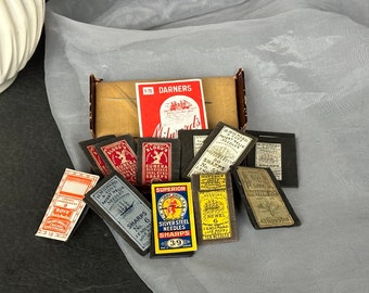 Antique Sewing Needle Lot - Vintage Sewing Sharps Blood's Eureka, H Milward, Piccadilly, Chic Lady