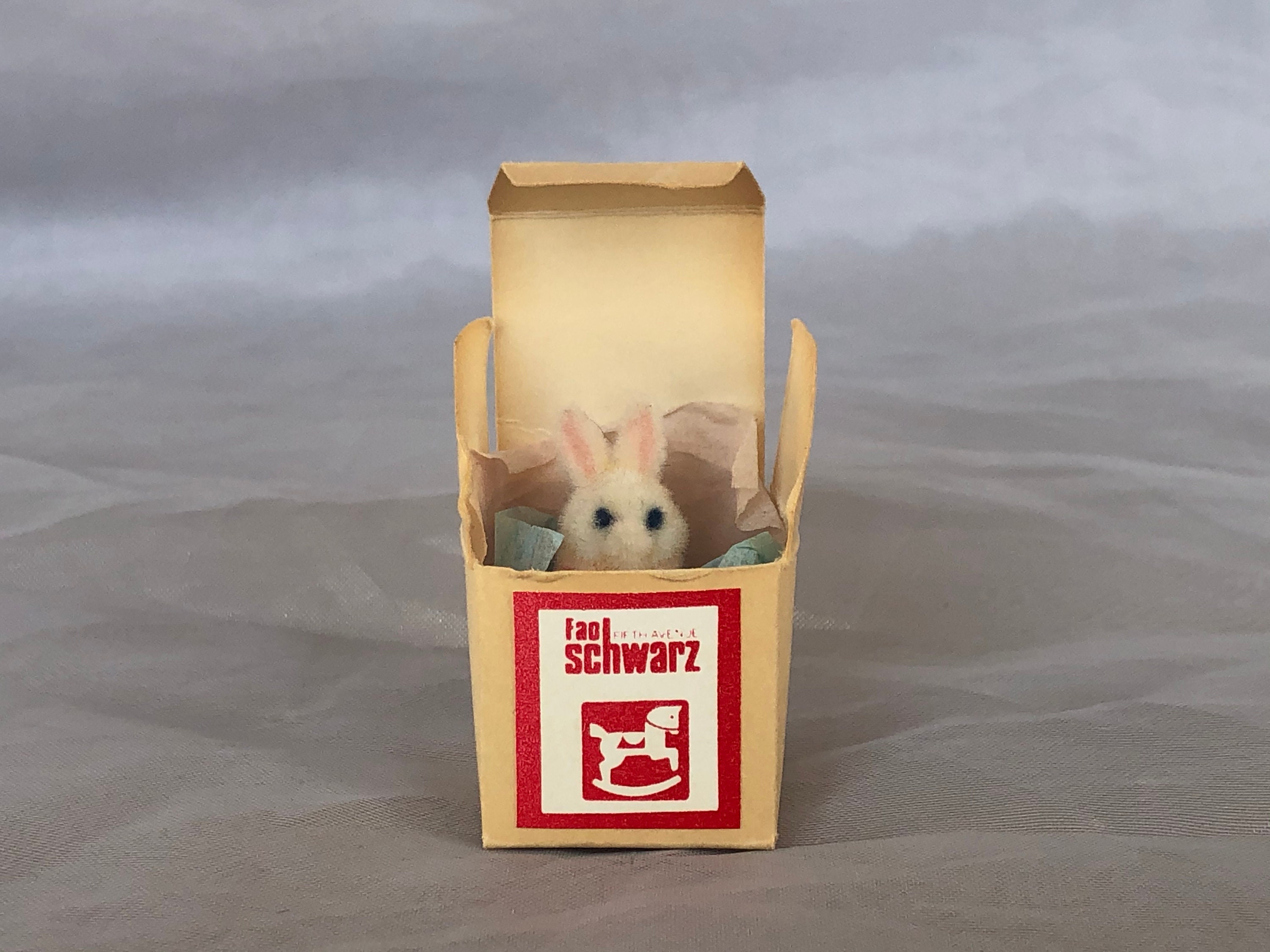Vintage FAO Schwarz Box with Miniature 