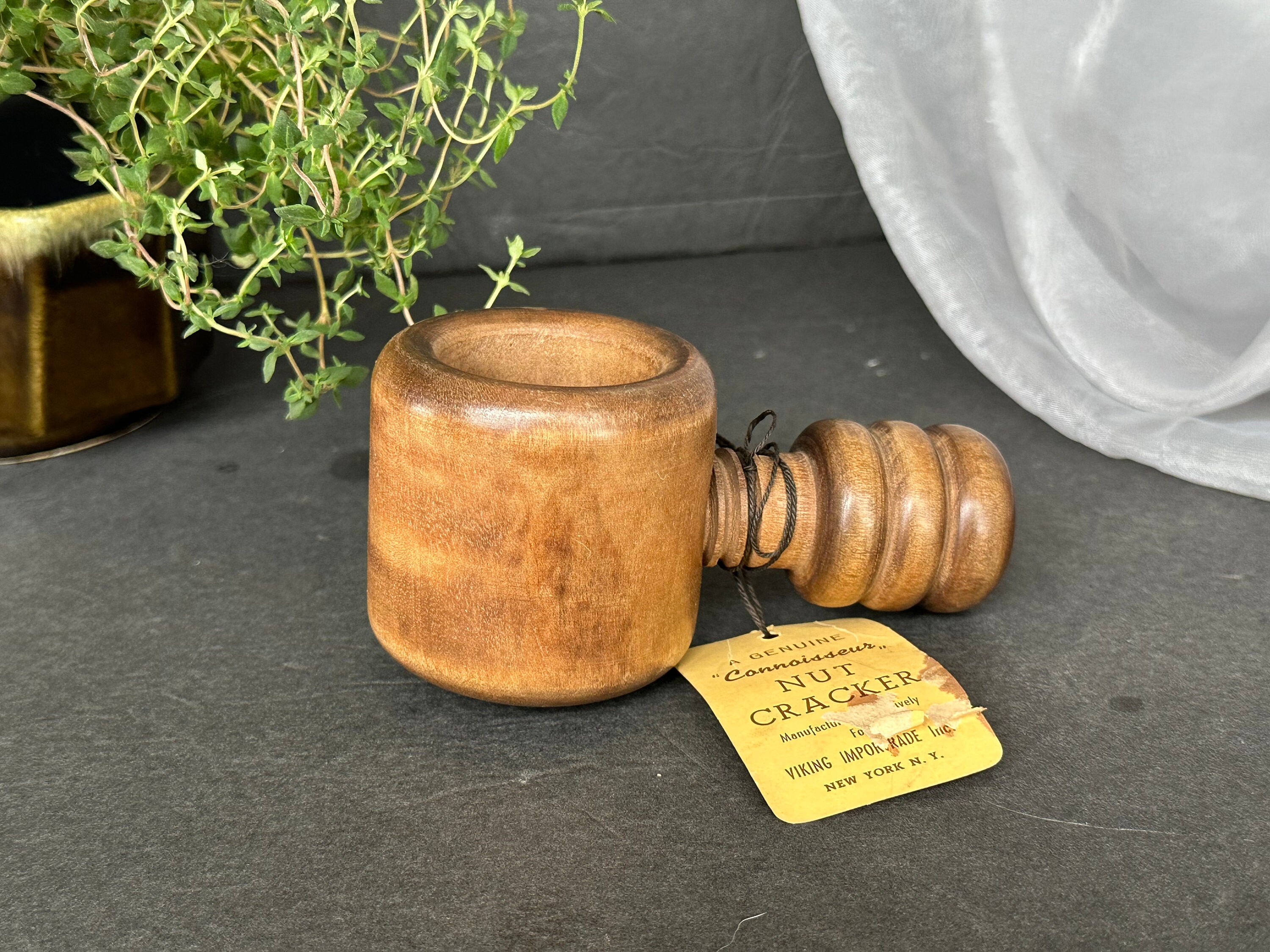 Vintage Wooden Screw Nutcracker Mid Century Modern Home Etsy