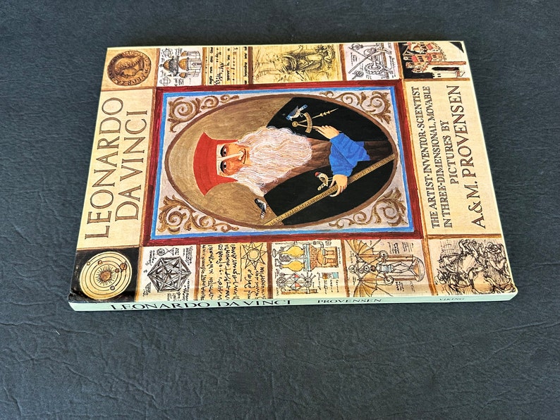 Leonardo Da Vinci Vintage Children's Pop Up Book image 2