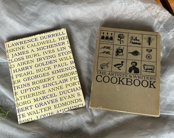 Vintage Artists and Writers Cookbook 1st Edition Alice B Toklas Intro Illustrated Recipe Book