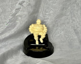 Vintage Michelin Man Bibendum Advertising Ashtray for Home Decor Accent Catchall Dish Trinket Tray