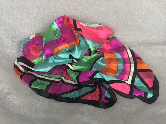 Vintage Silk Scarf from Nordstrom Department Stor… - image 2