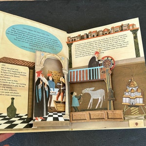 Leonardo Da Vinci Vintage Children's Pop Up Book image 3