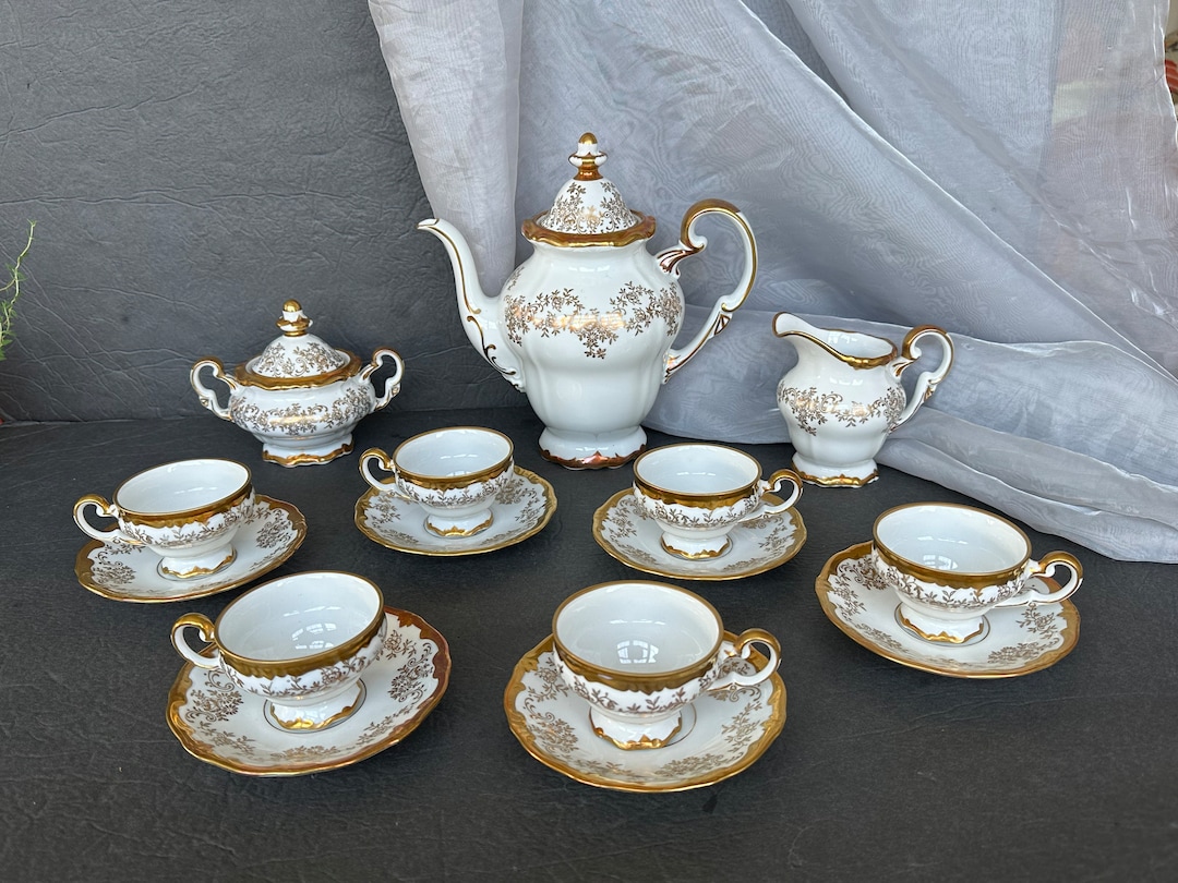 Weimar Porzellan Katharina Vintage German Porcelain Demitasse Espresso