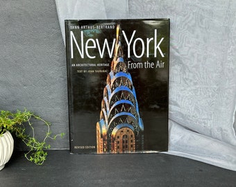 New York From the Air Vintage NYC Architecture Book for Coffee Table Decor
