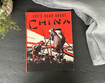 Leamos sobre el libro infantil vintage de propaganda comunista de la era de la Guerra Fría de China