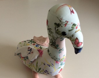 Handmade Custom Memory Flamingo - Wonderful Memory Softie Keepsake - Memory Bear