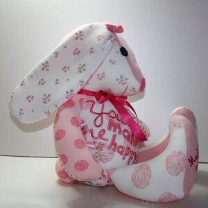 Handmade Custom Memory Bunny - Wonderful Memory Softie Keepsake - Etsy