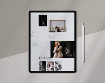 Showit 5 Template - Ava Showit Website Template for Photographers - Instant Download