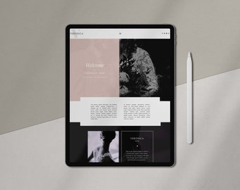 Showit 5 Template - Veronica Showit Website Template for Photographers - Instant Download