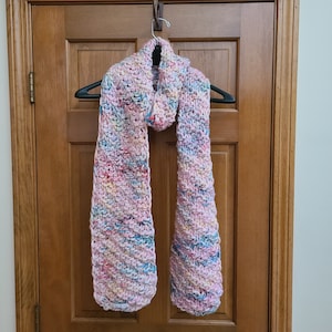 Ready to ship hand knit oblique rib chunky wool scarf, gift for her, women&#39;s scarf, winter thick scarf, chunky knit, handmade, knitted cozy