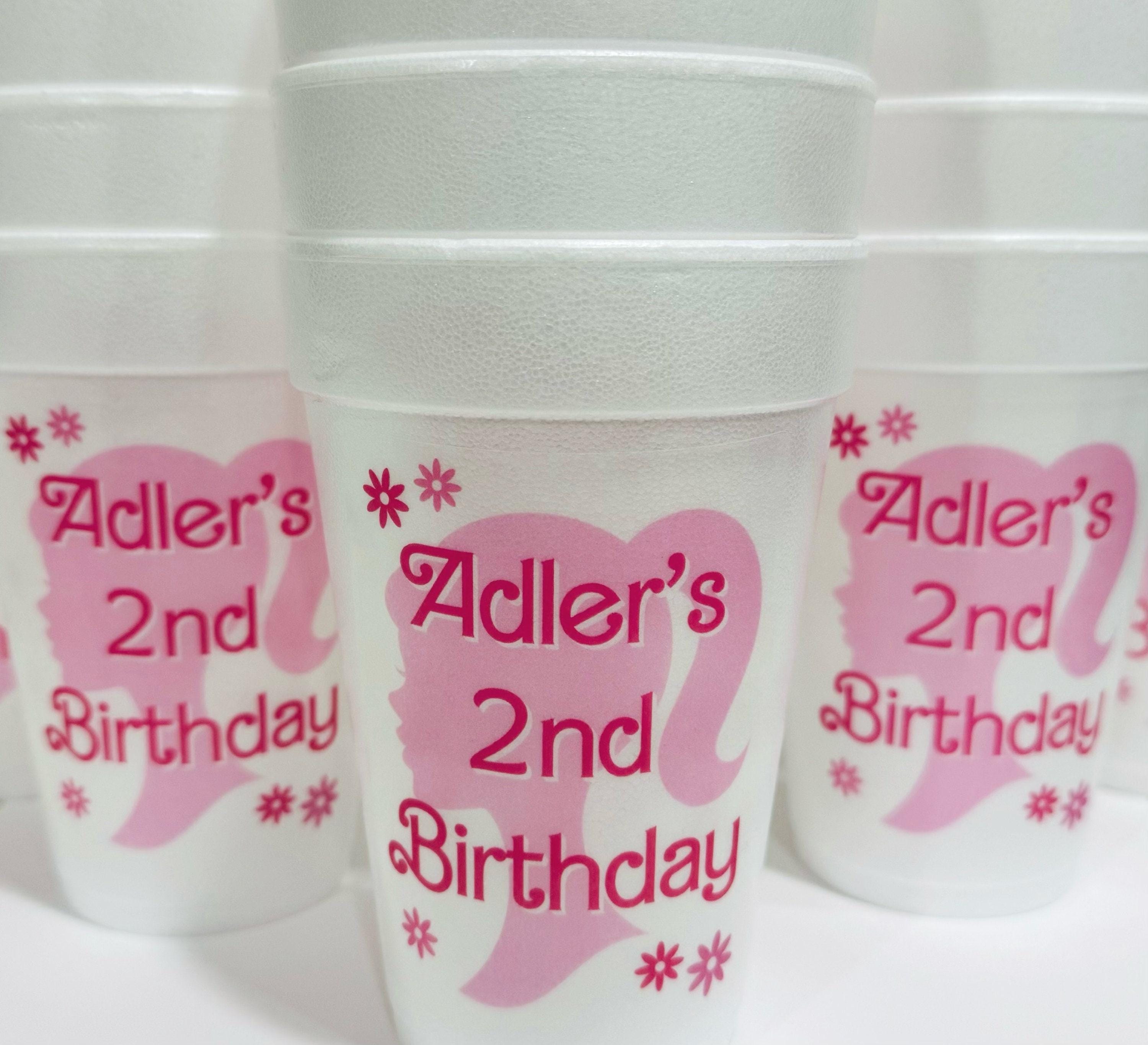 Styropor Label Custom Waterproof Styrofoam Cup Labels, ANY DESIGN, Personalized, Set ...
