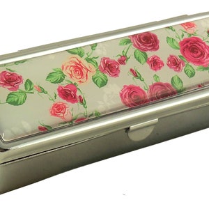 Lipstick Case for Purse, Makeup Case, Lipstick Case with Mirror, Pretty Lipstick Case, Organizer, Lip Stick Holder, Cosmetic Case, Metal