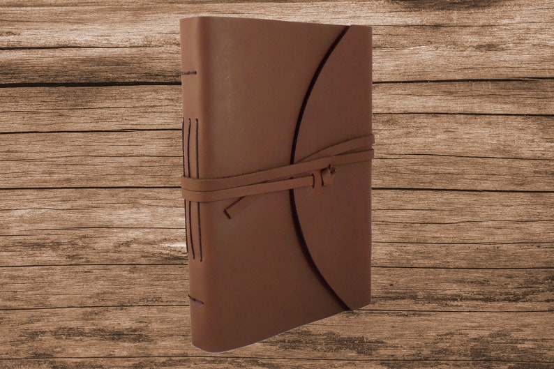 Large Leather Photo Album Leather Scrapbook Rustic Leather Etsy