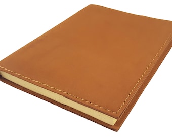 Refillable Leather Journal: Handmade Vintage Sketchbook, 6x8 Travel Diary