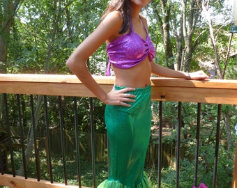 Mermaid Costume; Mermaid tail skirt