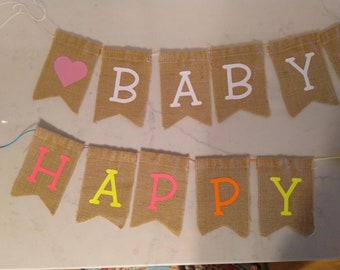 Custom Burlap Banner