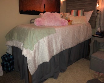 Extended Drop 21 30 36 42 60 Dorm Size Bed Skirt Twin Xl