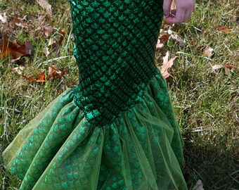 Mermaid Skirt; Mermaid costume Multiple colors