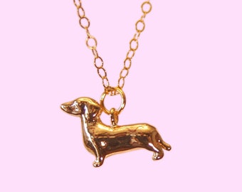 Dachshund necklace, dachshund gift, dachshund mom, dog mom necklace, weiner dog, gifts for weiner dog, weiner dog gifts, birthday, doxie