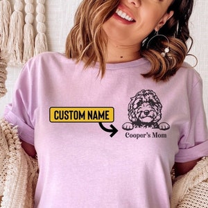 Dog Mom Gift, dog mom shirt, Mothers Day Gift, Custom Dog shirt,  doodle mom, golden doodle gifts, frenchie mom, Custom pet shirt, frenchie