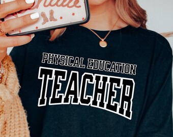 PE Teacher Shirt, PE Teacher, physical education, Retro PE Teacher Shirt, New teacher gift, retro teacher tee, teacher life shirt