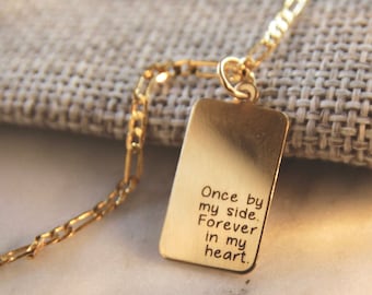 Grief Gift | Condolence Gift | Gold Necklace | Loss of Loved One | Memorial Gift | Loss of Loved One | Loss of Mother | Loss of Father