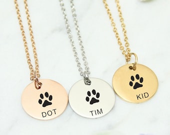 Pet Sympathy Necklace | Pet Remembrance | Cat Loss | Dog Loss | Pet Loss | Sorry for your loss | Cat loss necklace | Pet loss Gift Idea