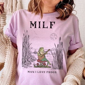 Camiseta de rana: Camiseta gráfica divertida de estilo cottagecore