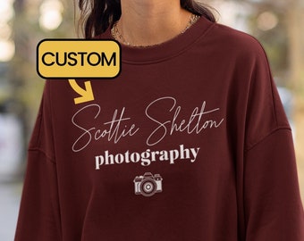 Photographer sweatshirt,Photographer gift, photographer gifts, personalized, editor gift, crewneck, editor gift, christmas gift