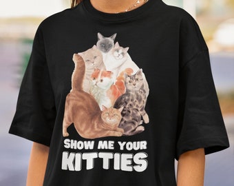 Cat Mom T-Shirt, Funny Cat Lover Gift