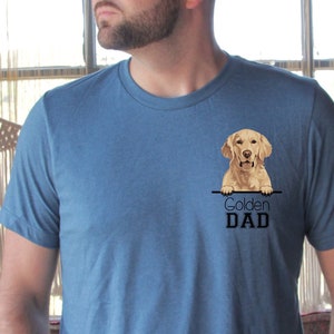 Golden Retriever Gifts, Golden Retriever Dad, Golden Dog Dad, Golden Dad, Life is Golden, Dog Dad, Dog Dad Gift, Dog Dad Shirt