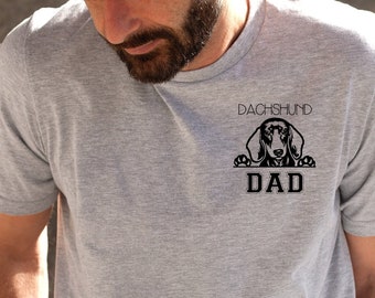 Dachshund Dad Shirt, Doxie Dog Dad Gift