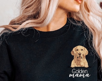 Regalo Golden Retriever, Mamma Golden Retriever, Felpa Golden Retriever, Regalo Mamma Cane, La vita è camicia d'oro, Mamma cane, Mamma Golden Retriever