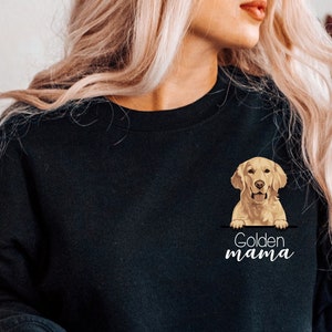 Golden Retriever Gift, Golden Retriever Mom, Golden Retriever Sweatshirt, Dog Mom Gift, Life is golden shirt, Dog mom, Golden Retriever mama
