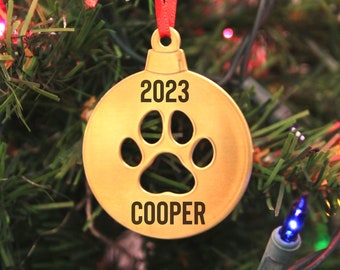 2023 ornament, christmas ornament, custom ornament, dog parent gift, gift parents christmas, Grandparents christmas gift, Boss christmas